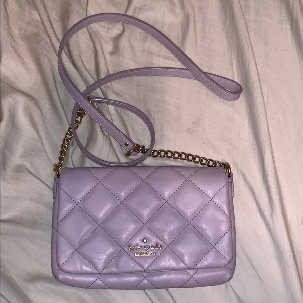 Kate spade purple crossbody purse